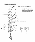Page A Diagram and Parts List for FEATHERLITE Plus Weed Eater Trimmer